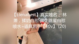 【Elenabest】真实姓名： 林萧，揉奶自慰 黑牛跳蛋自慰喷水~道具黑牛【40v】 (20)