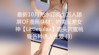 最新10月无水订阅③万人舔屏OF漫画身材，绝美反差女神【Littlesulaa】馒头穴蜜桃臀各种诱人性爱 (3)