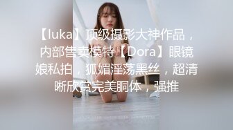 【luka】顶级摄影大神作品，内部售卖模特【Dora】眼镜娘私拍，狐媚淫荡黑丝，超清晰欣赏完美胴体，强推