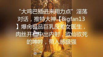 “大鸡巴插进来用力点”淫荡对话，推特大神【Bigfan13】爆肏极品巨乳反差女医生，肉丝开裆中出内射，欲仙欲死的呻吟，带入感极强